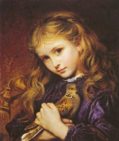 Sophie anderson The Turtle Dove oil painting picture